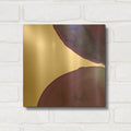 'Bright Pools 3' By Piper Rhue Gold Metal Wall Art