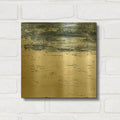 'City Beach C' By Piper Rhue Gold Metal Wall Art
