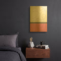'Neapolitan 1' By Piper Rhue Gold Metal Wall Art
