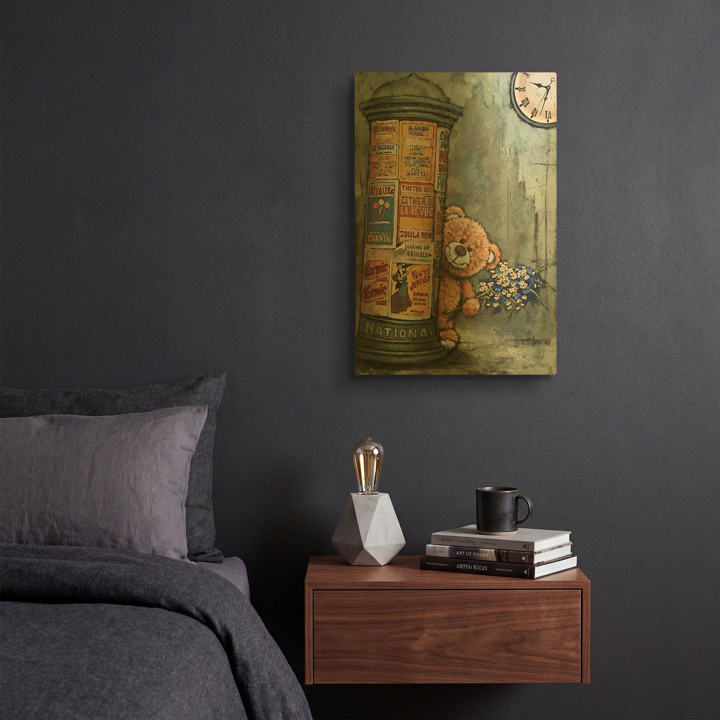 'Rendezvous' By Alexander Gunin Gold Metal Wall Art