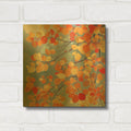 'Autumn Leaves in Sunlight' By r3darch0n Gold Metal Wall Art