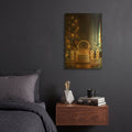 'Birthday' By r3darch0n Gold Metal Wall Art