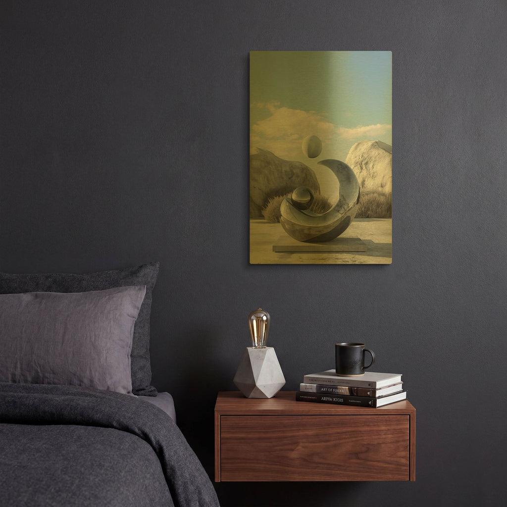 'Boldness' By r3darch0n Gold Metal Wall Art