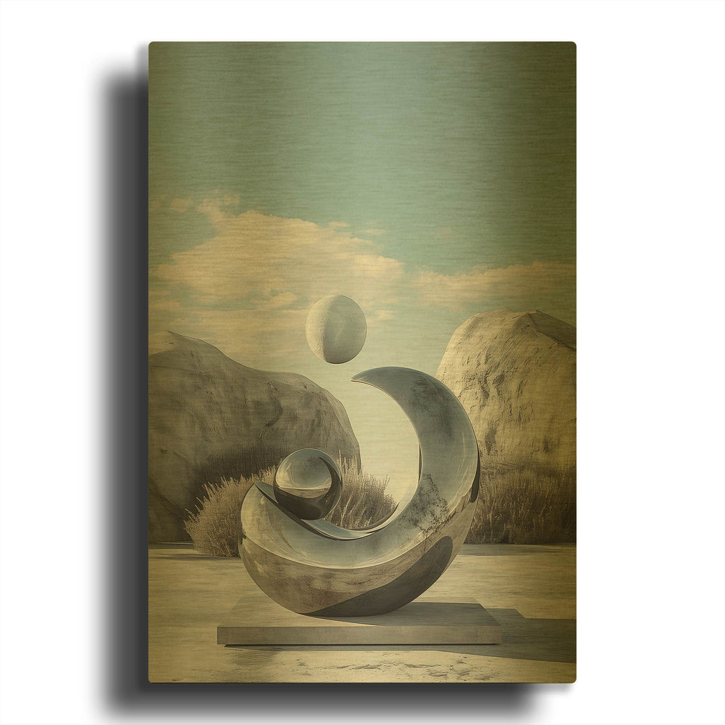 'Boldness' By r3darch0n Gold Metal Wall Art