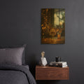 'Cake' By r3darch0n Gold Metal Wall Art