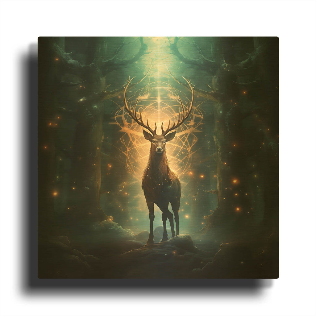 'Constellation Sentinel' By r3darch0n Gold Metal Wall Art
