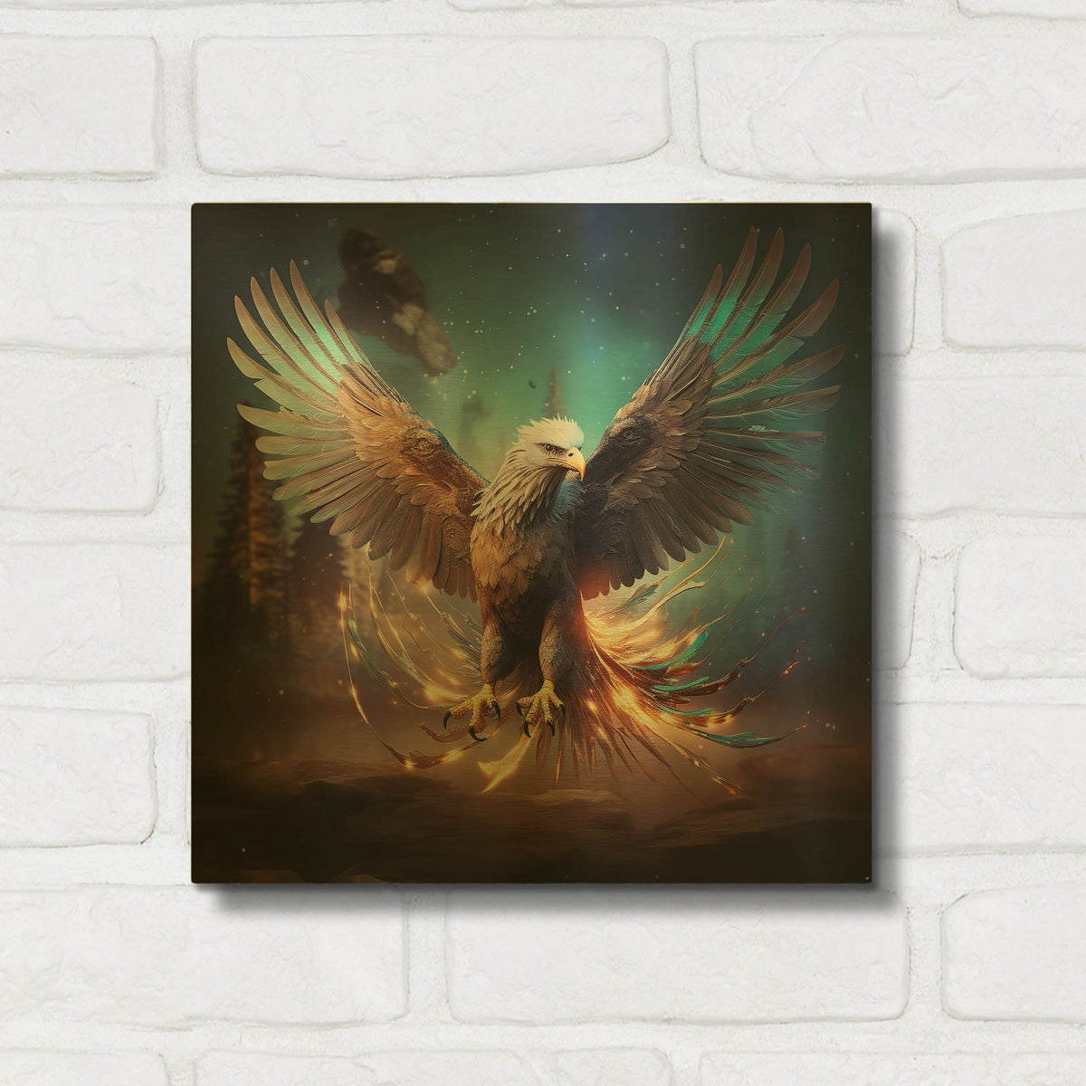 'Constellations Heir' By r3darch0n Gold Metal Wall Art
