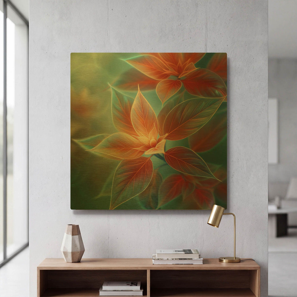 'Coppertone' By r3darch0n Gold Metal Wall Art