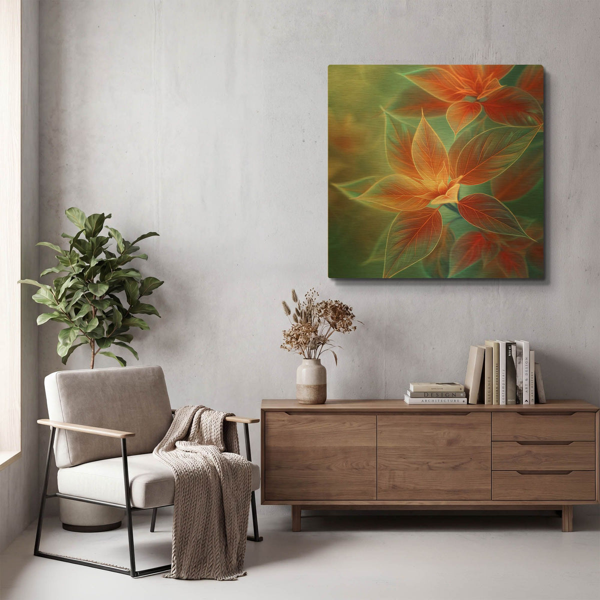 'Coppertone' By r3darch0n Gold Metal Wall Art