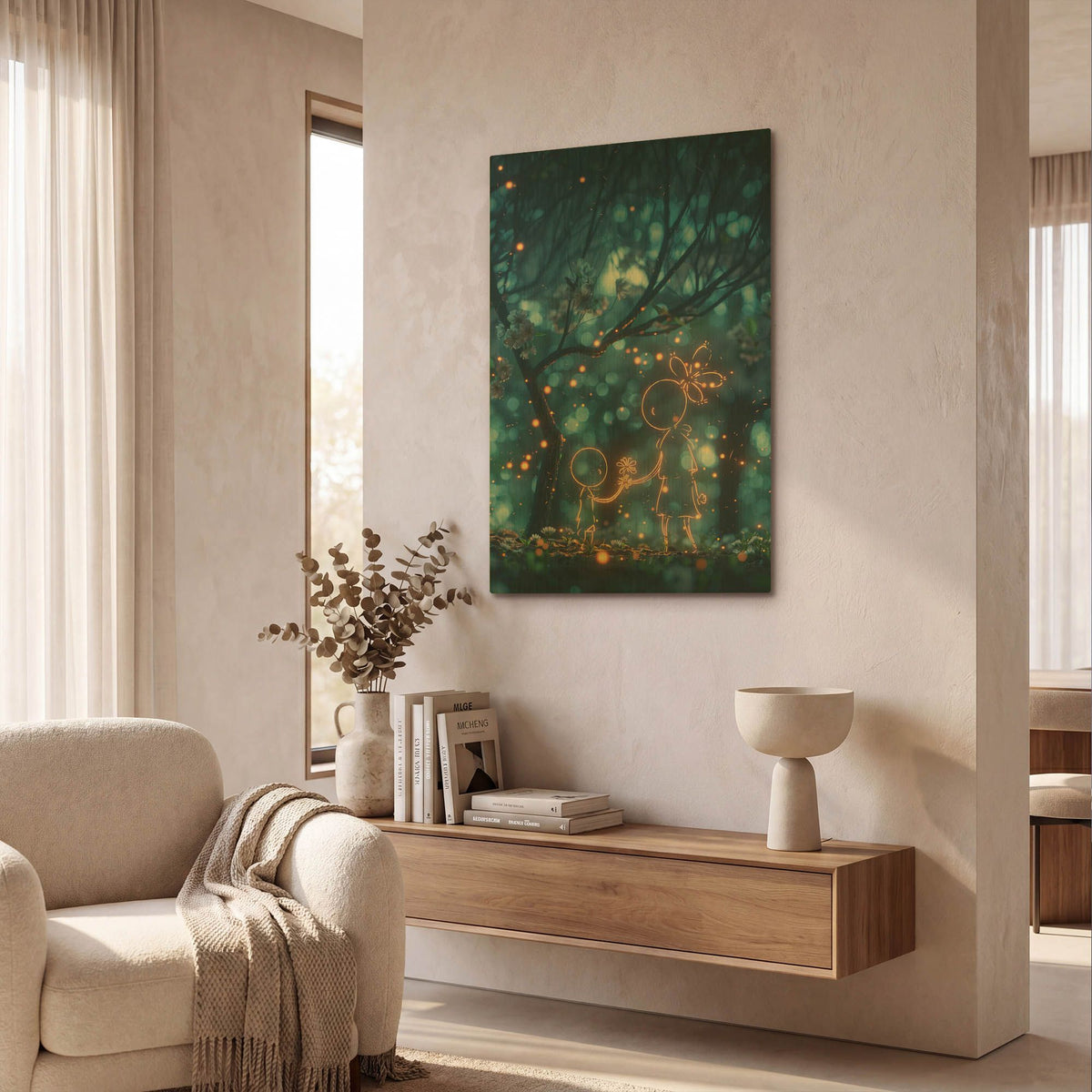 'Flowers for Mom' By r3darch0n Gold Metal Wall Art