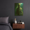 'Forsaken Guardian' By r3darch0n Gold Metal Wall Art