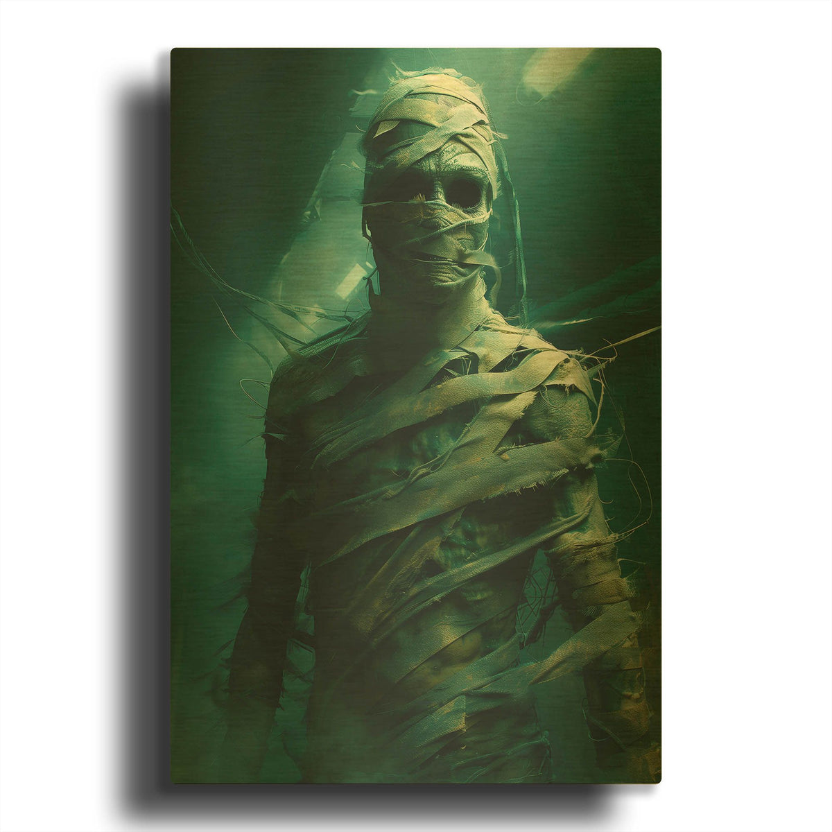 'Forsaken Guardian' By r3darch0n Gold Metal Wall Art