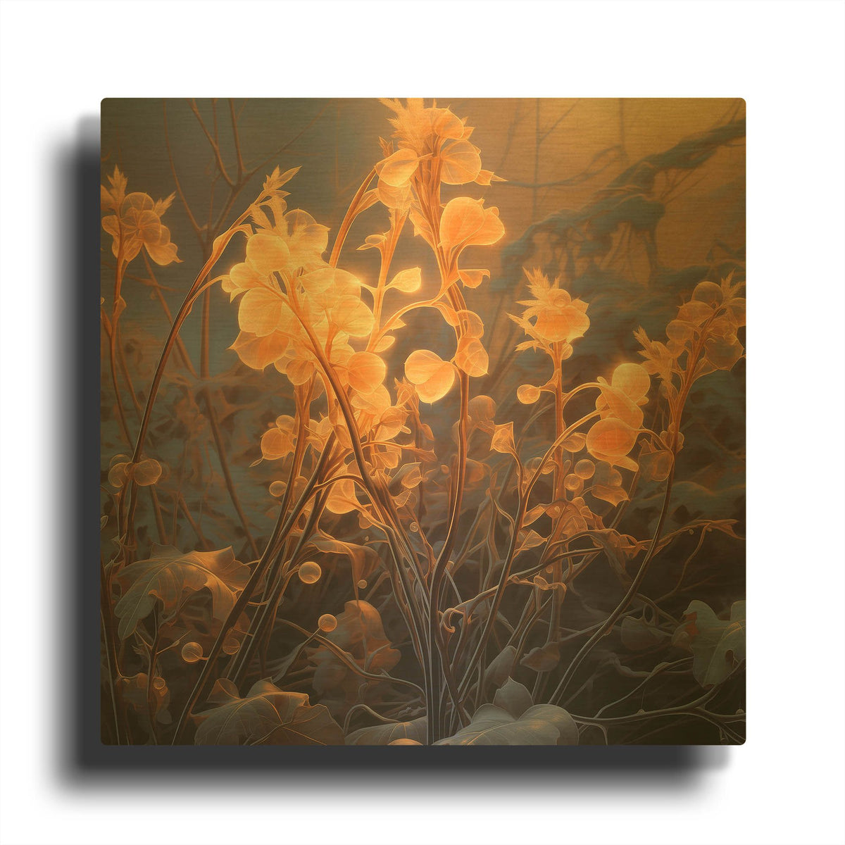 'Golden Dawn' By r3darch0n Gold Metal Wall Art