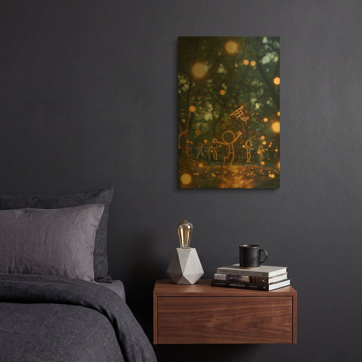 'Graduation' By r3darch0n Gold Metal Wall Art