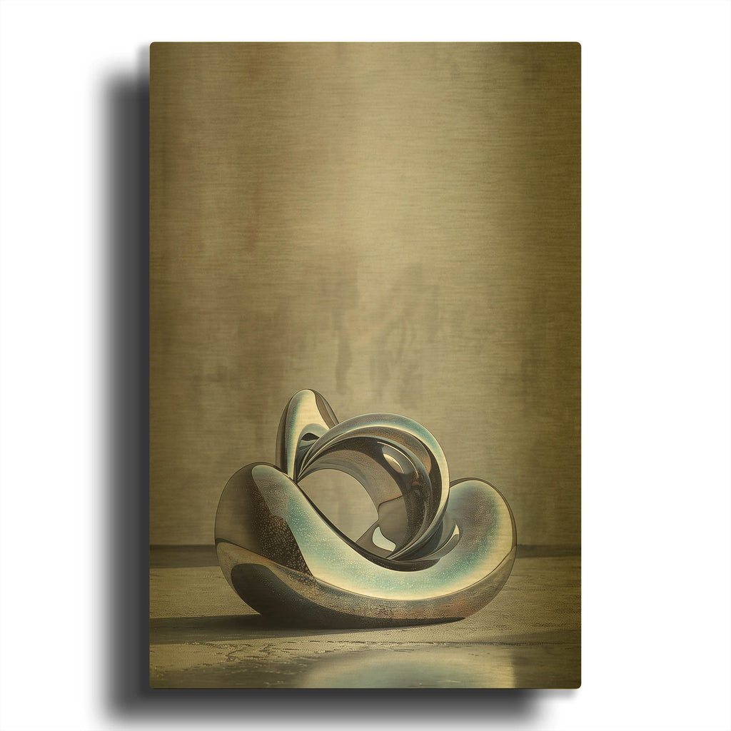 'Growth' By r3darch0n Gold Metal Wall Art