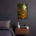 'Halloween' By r3darch0n Gold Metal Wall Art