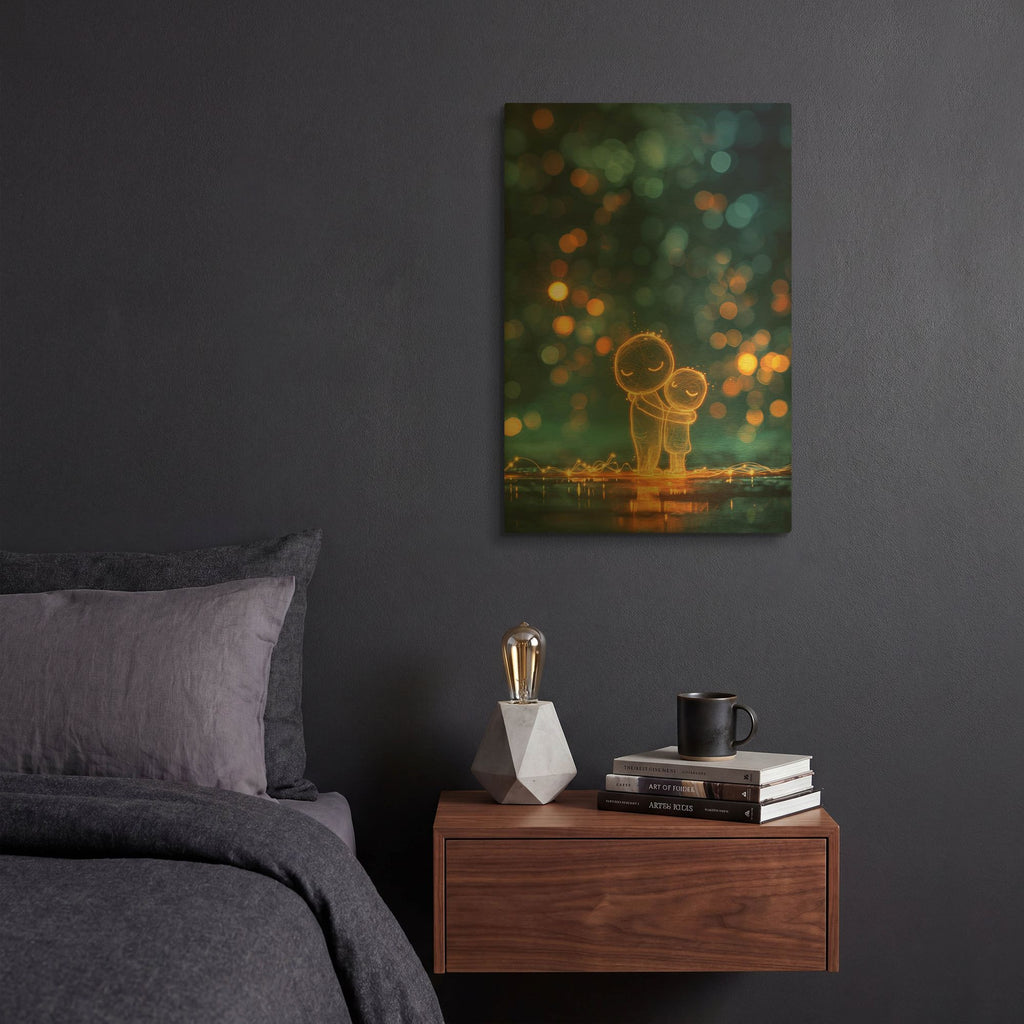 'I'm Sorry' By r3darch0n Gold Metal Wall Art