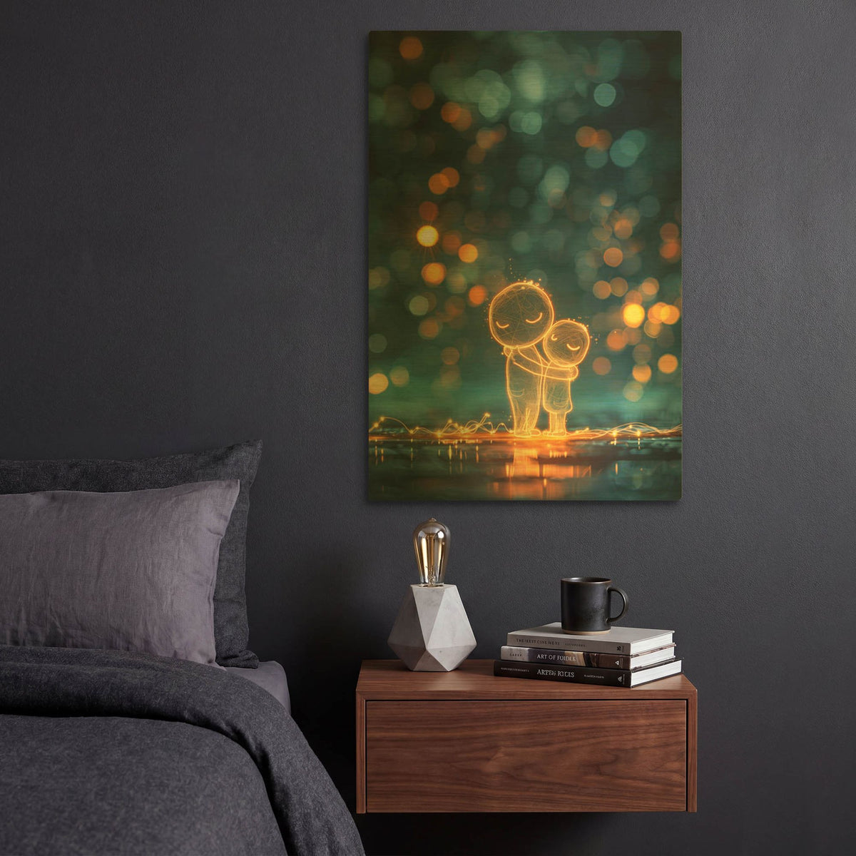 'I'm Sorry' By r3darch0n Gold Metal Wall Art