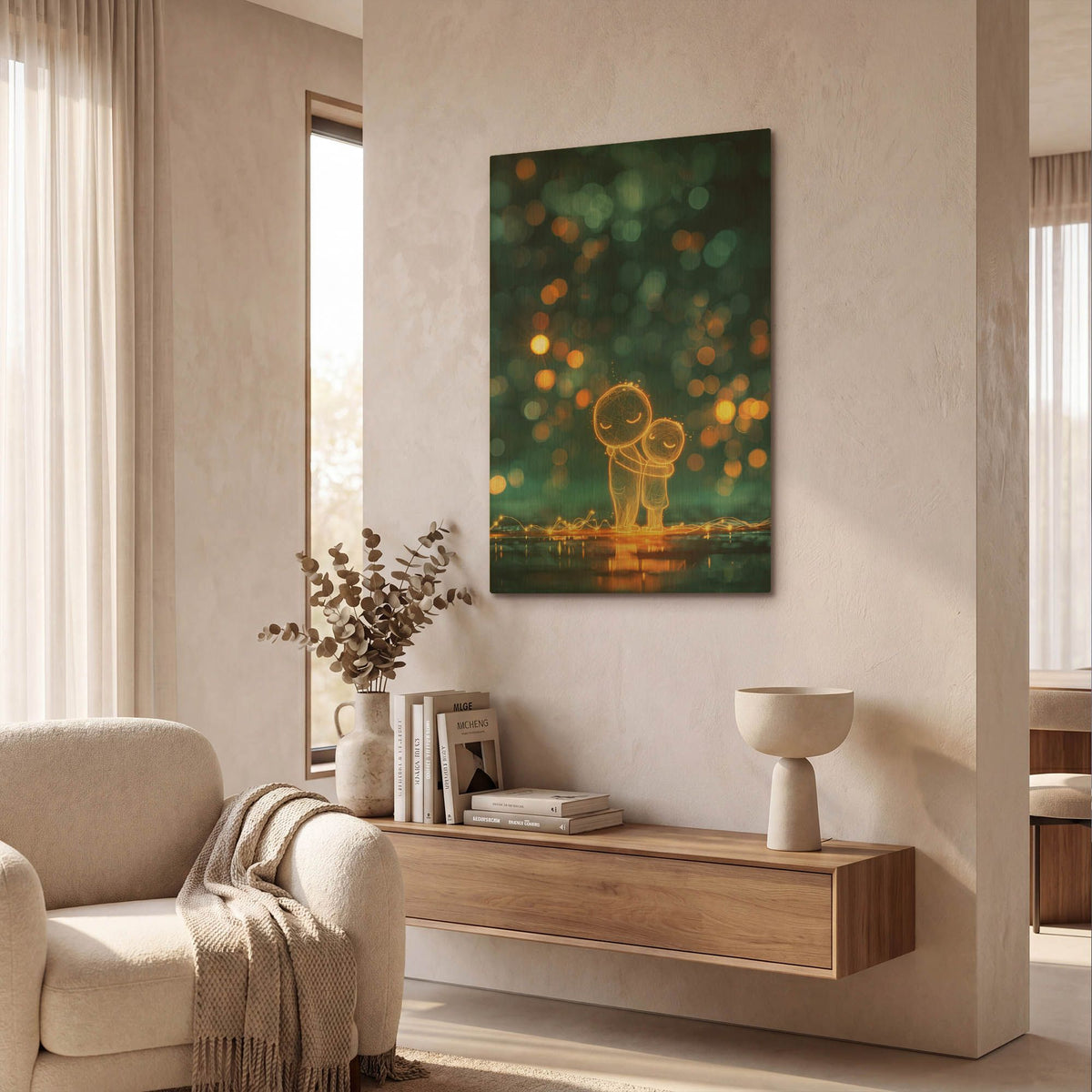 'I'm Sorry' By r3darch0n Gold Metal Wall Art