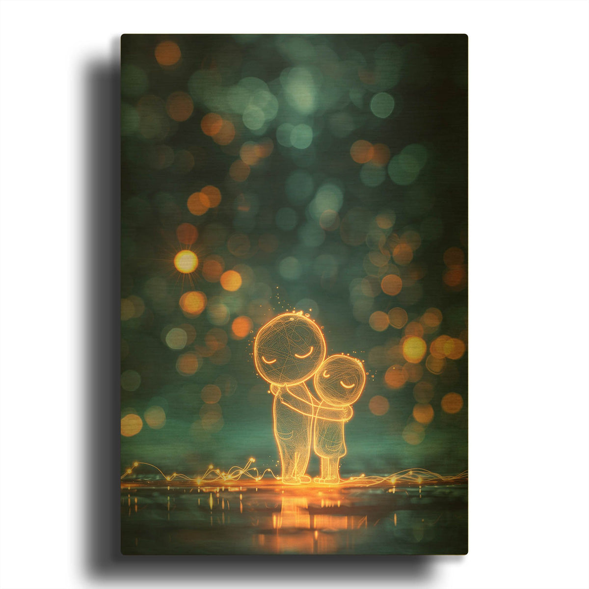 'I'm Sorry' By r3darch0n Gold Metal Wall Art