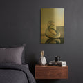 'Innovation' By r3darch0n Gold Metal Wall Art