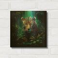 'Jaguar' By r3darch0n Gold Metal Wall Art