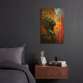 'Jazz June' By r3darch0n Gold Metal Wall Art