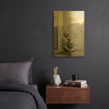 'Joy' By r3darch0n Gold Metal Wall Art
