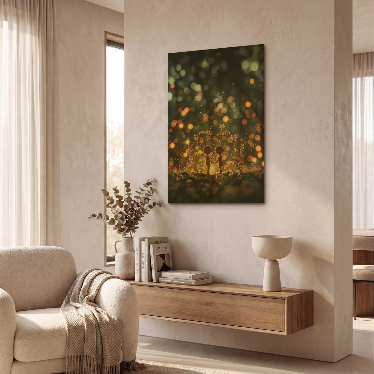 'Me and You Forever' By r3darch0n Gold Metal Wall Art