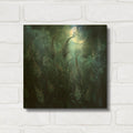 'Moon Dance' By r3darch0n Gold Metal Wall Art