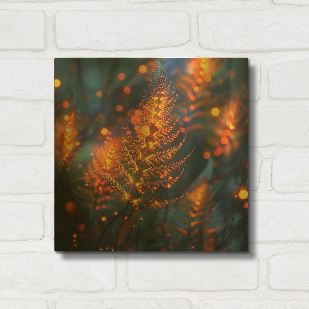 'Morning Glow' By r3darch0n Gold Metal Wall Art
