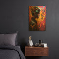 'Mythical Inhalations' By r3darch0n Gold Metal Wall Art