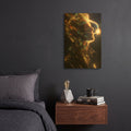 'Nebulous' By r3darch0n Gold Metal Wall Art