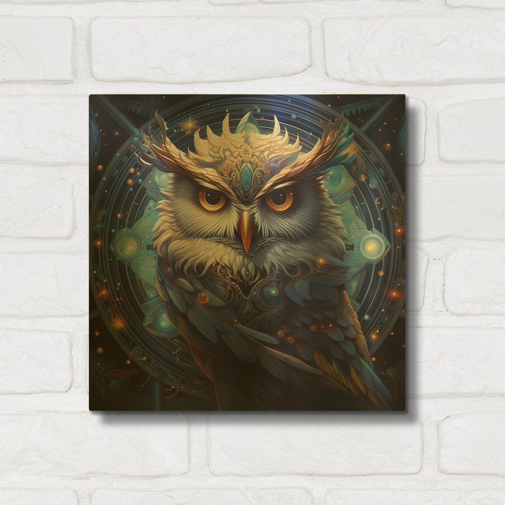 'Oracle of the Starry Wisdom' By r3darch0n Gold Metal Wall Art