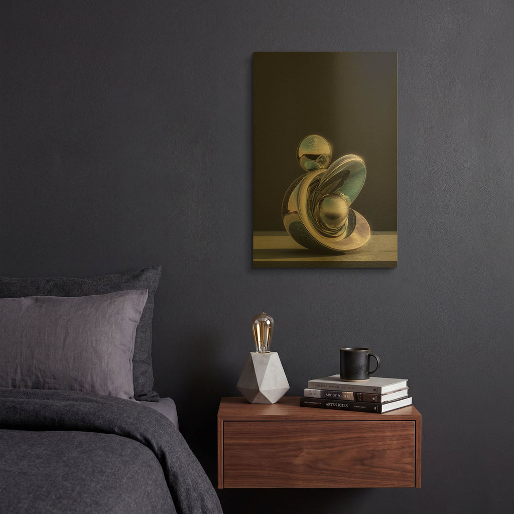 'Passion' By r3darch0n Gold Metal Wall Art