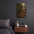'Raccoons Gambit' By r3darch0n Gold Metal Wall Art