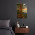 'Rainbow Eucalyptus 1' By r3darch0n Gold Metal Wall Art