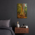 'Rainbow Eucalyptus 2' By r3darch0n Gold Metal Wall Art