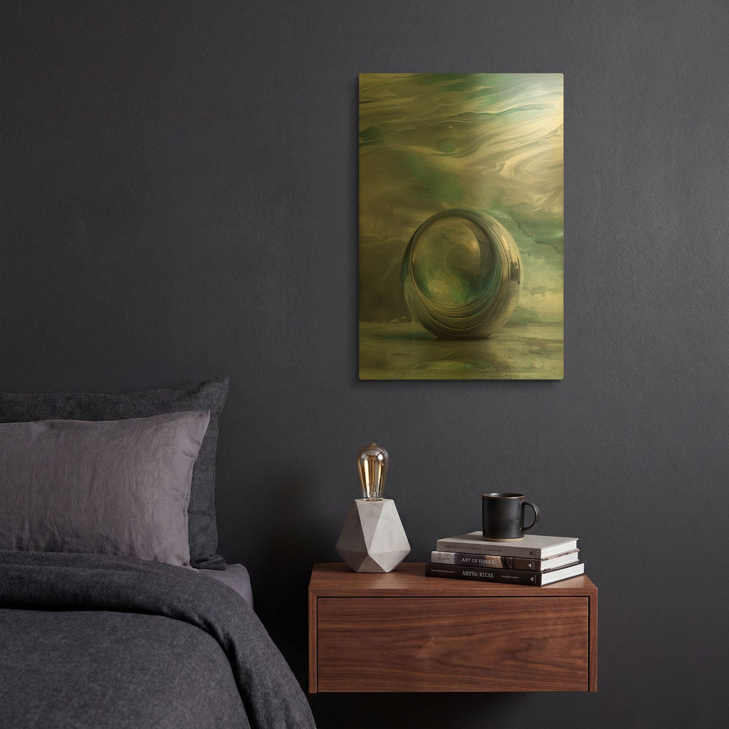 'Serenity 2' By r3darch0n Gold Metal Wall Art