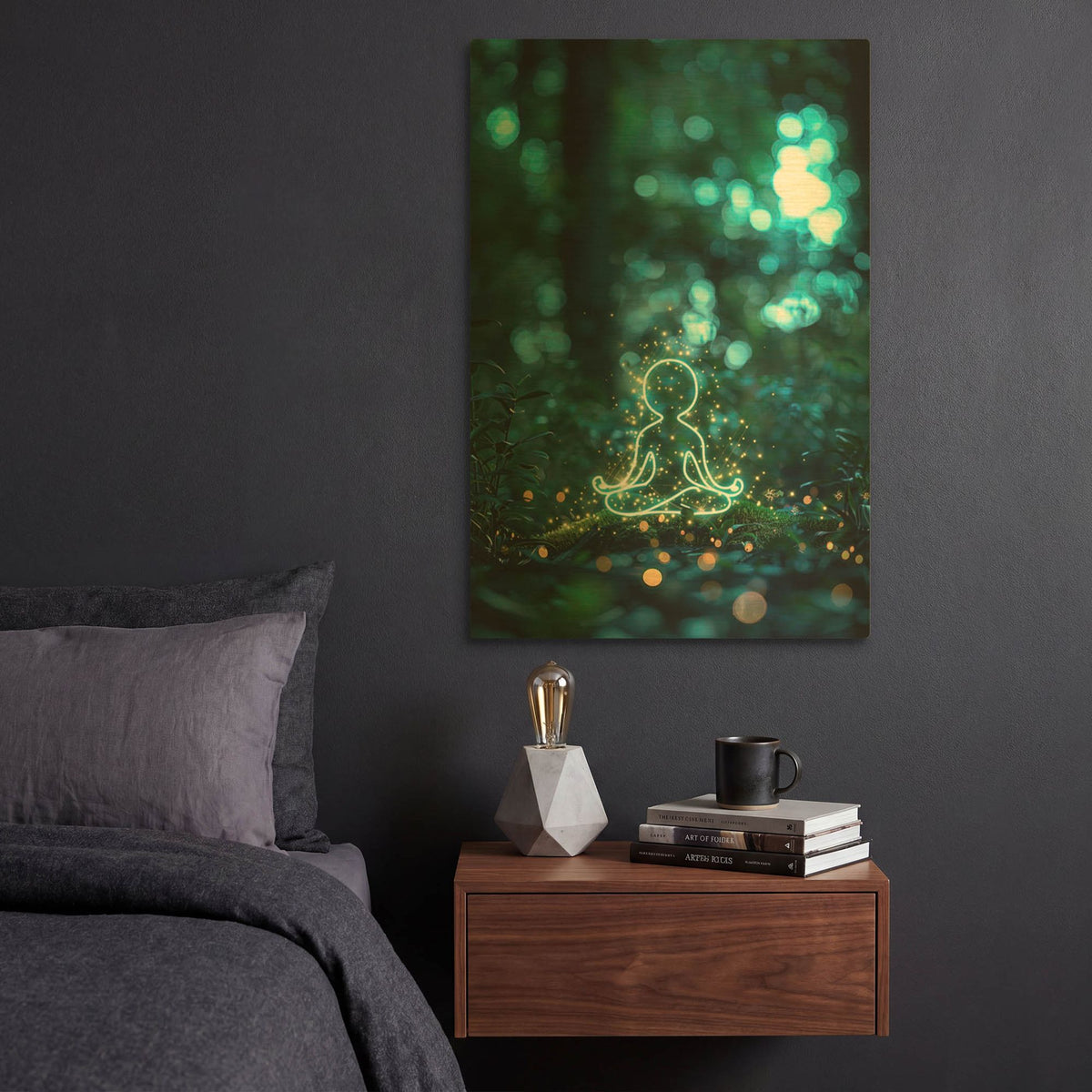 'Serenity' By r3darch0n Gold Metal Wall Art