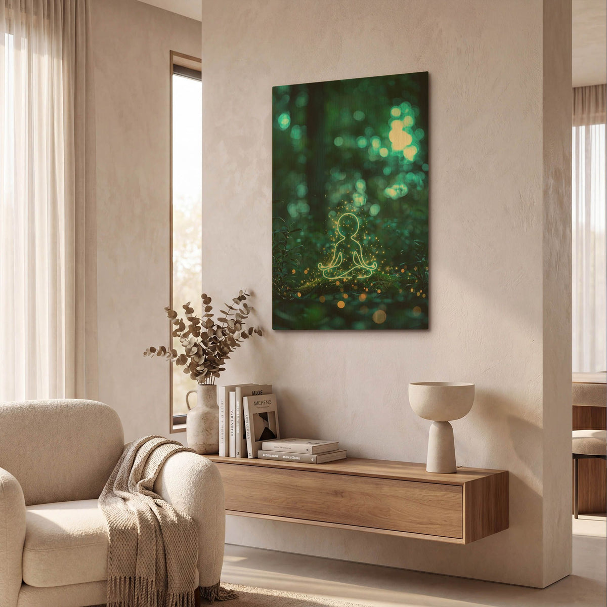 'Serenity' By r3darch0n Gold Metal Wall Art