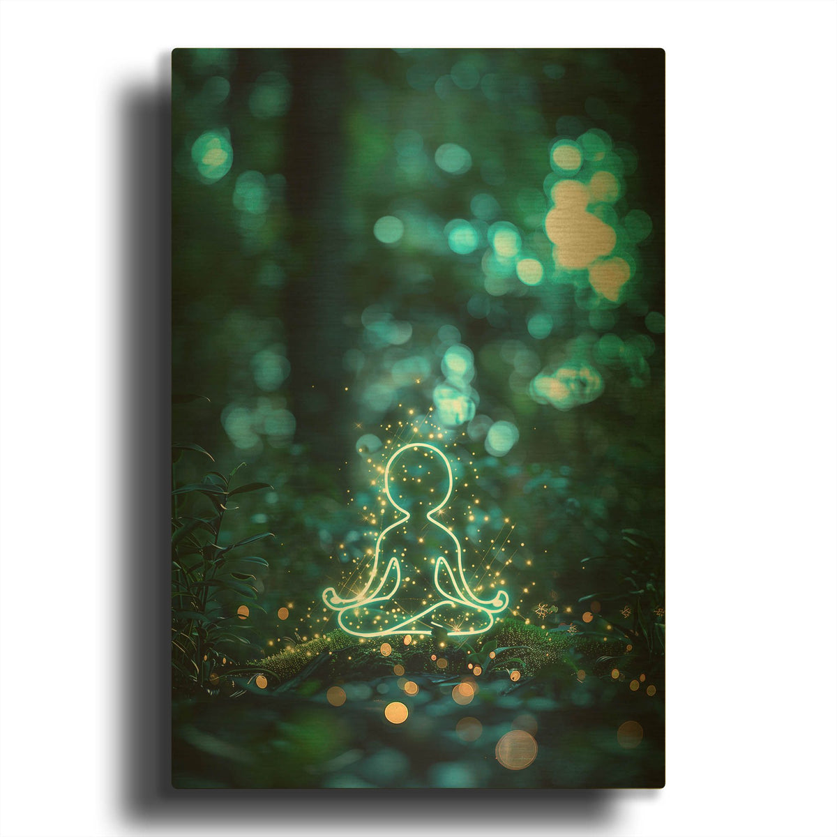 'Serenity' By r3darch0n Gold Metal Wall Art