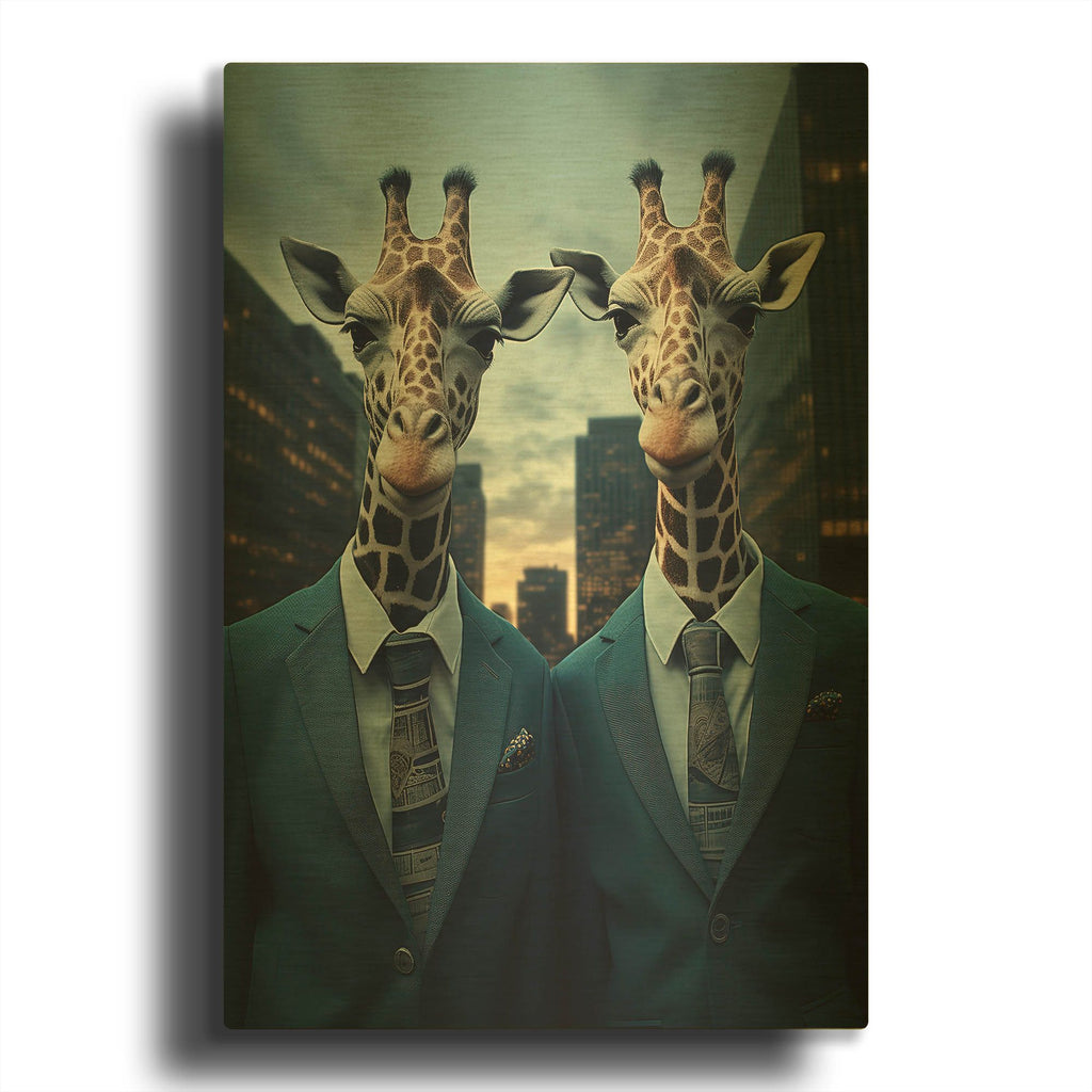 'Skyward Ambitions' By r3darch0n Gold Metal Wall Art