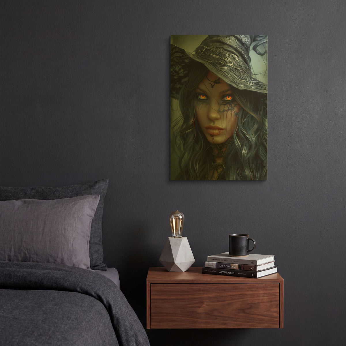 'Spellbound' By r3darch0n Gold Metal Wall Art