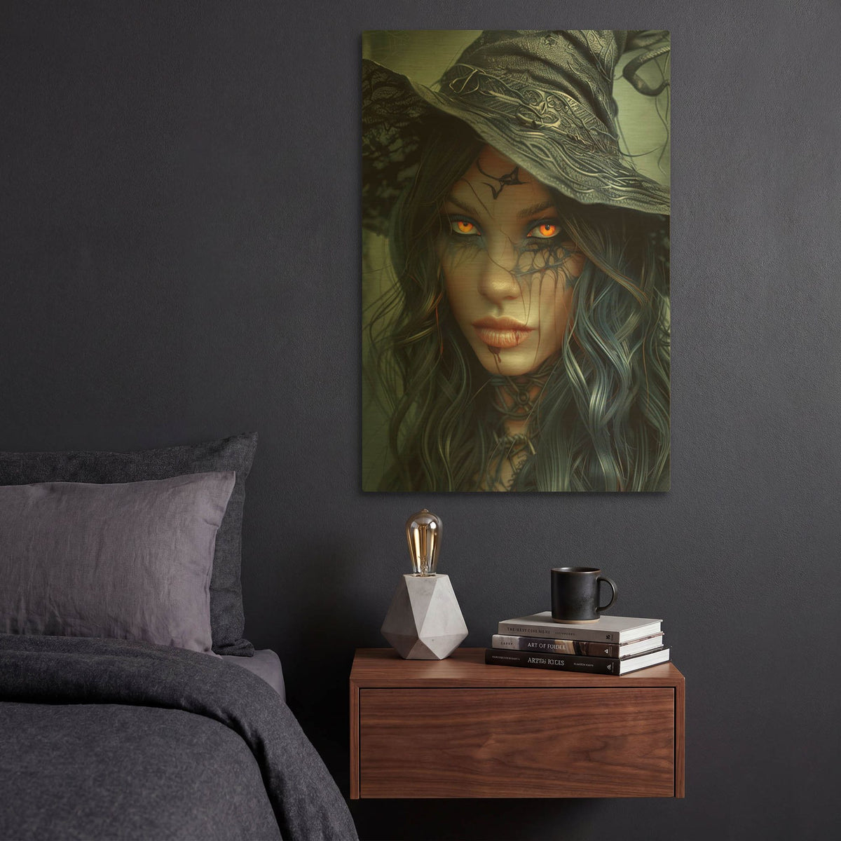 'Spellbound' By r3darch0n Gold Metal Wall Art