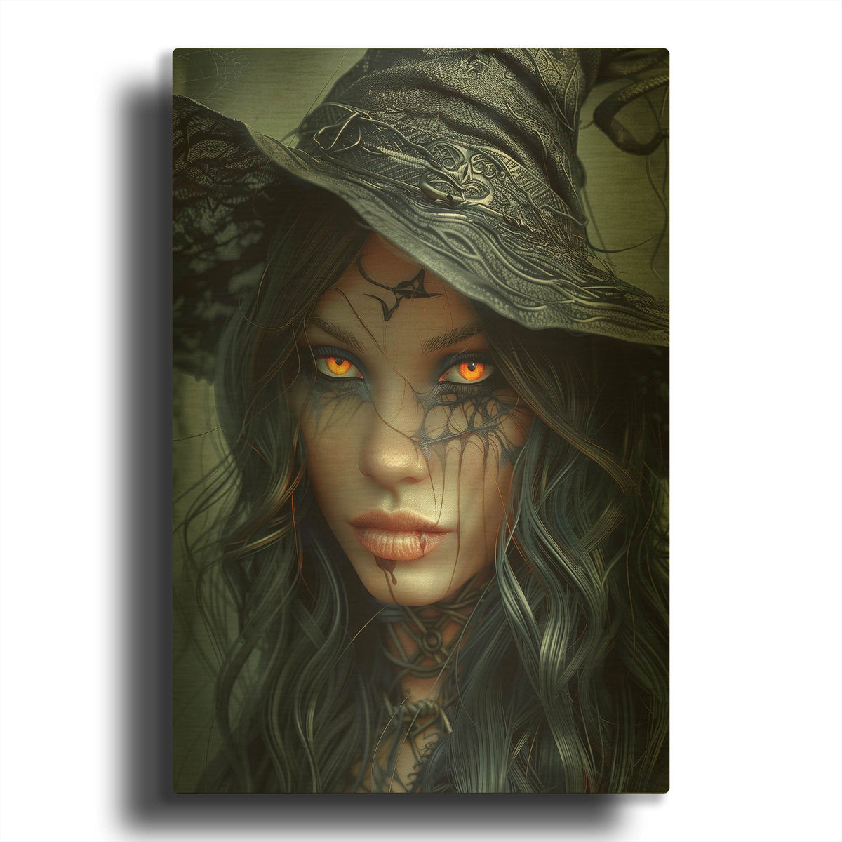 'Spellbound' By r3darch0n Gold Metal Wall Art
