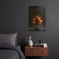 'Starry Autumn' By r3darch0n Gold Metal Wall Art