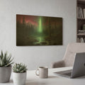 'Strange Light Pillar' By r3darch0n Gold Metal Wall Art