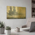 'Stratospheric Vessel' By r3darch0n Gold Metal Wall Art