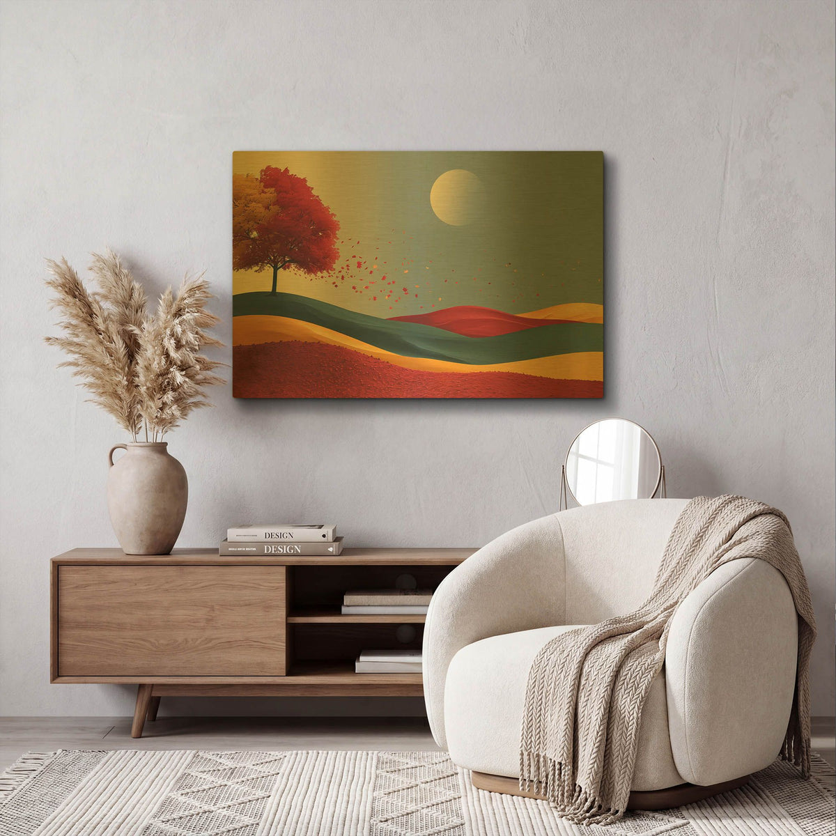'Sunset Dreams' By r3darch0n Gold Metal Wall Art